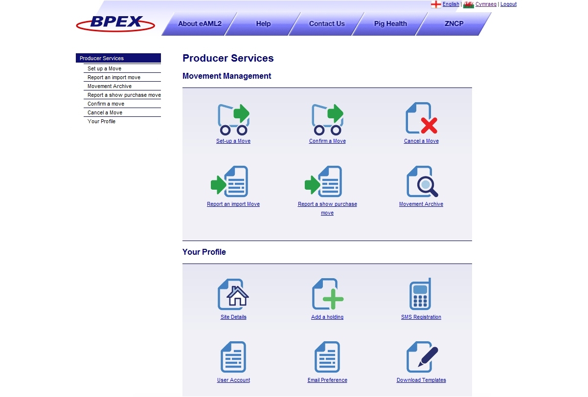 electronic pig movement service